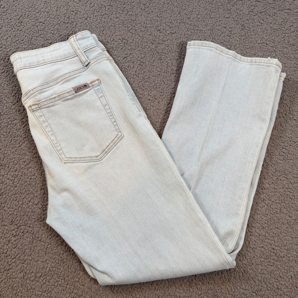 Joes Jeans Sophia High Rise Crop Boot Light Wash Denim Jeans 27